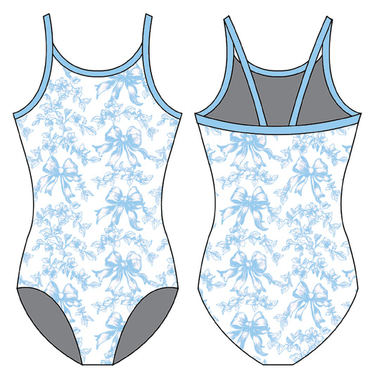 COQUETTE BLUE GYMNASTICS LEOTARD