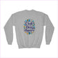 Create Your Own Happiness Youth Crewneck Sweatshirt | Inspirational Sweater for Kids - Sport Grey / XS - Kids clothes