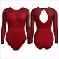 CRIMSON COMMAND GYMNASTICS COMPETITION LEOTARD - GYMNASTICS LEOTARDS