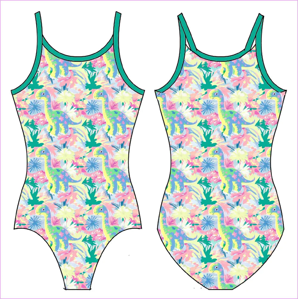 DINO GYMNASTICS LEOTARD - GYMNASTICS LEOTARDS