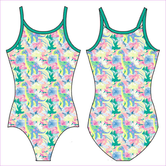 DINO GYMNASTICS LEOTARD - GYMNASTICS LEOTARDS