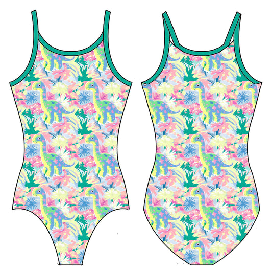 DINO GYMNASTICS LEOTARD