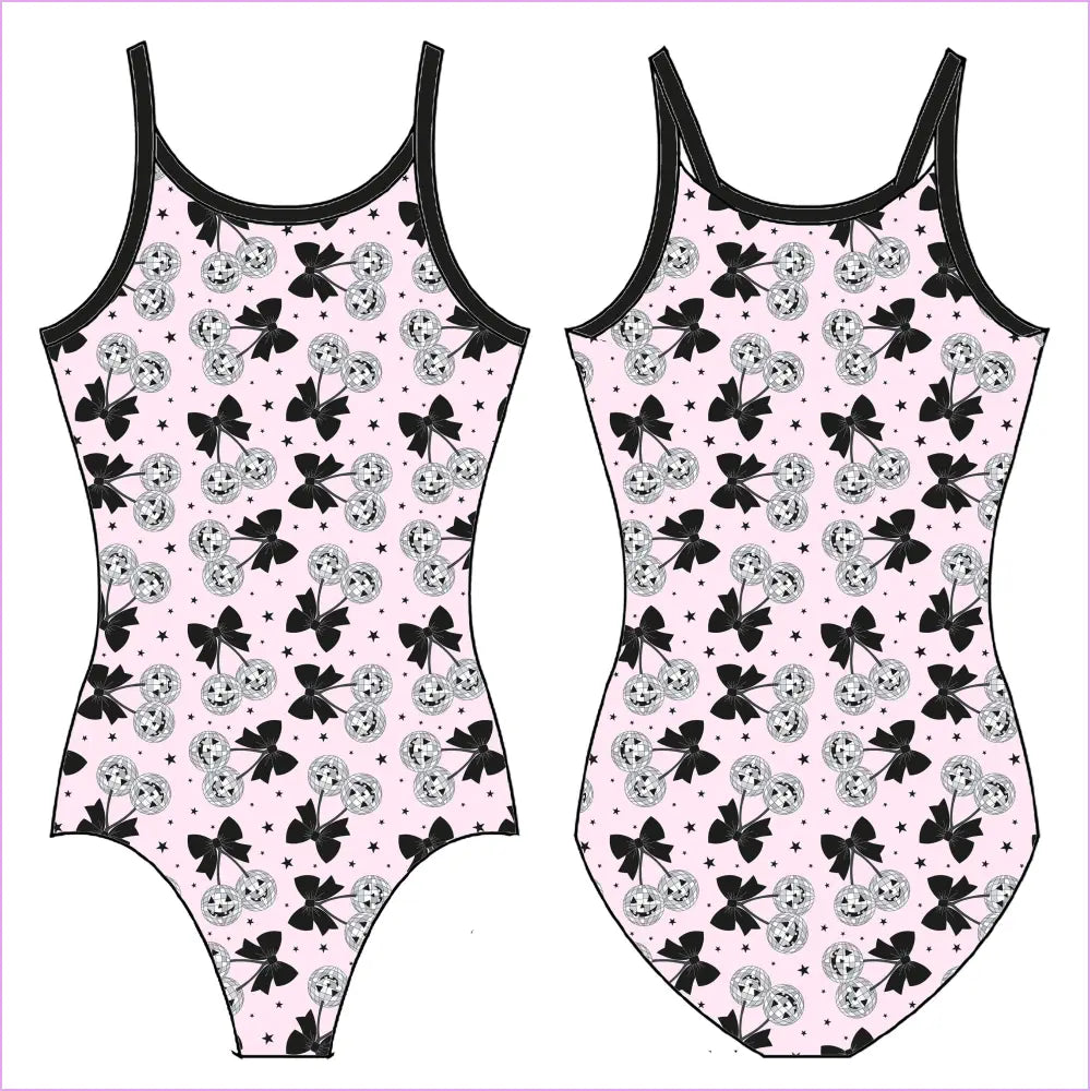 DISCO PUMPKINS GYMNASTICS LEOTARD - GYMNASTICS LEOTARDS