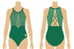 VORTEX VERDE SLEEVELESS GYMNASTICS COMPETITION LEOTARD