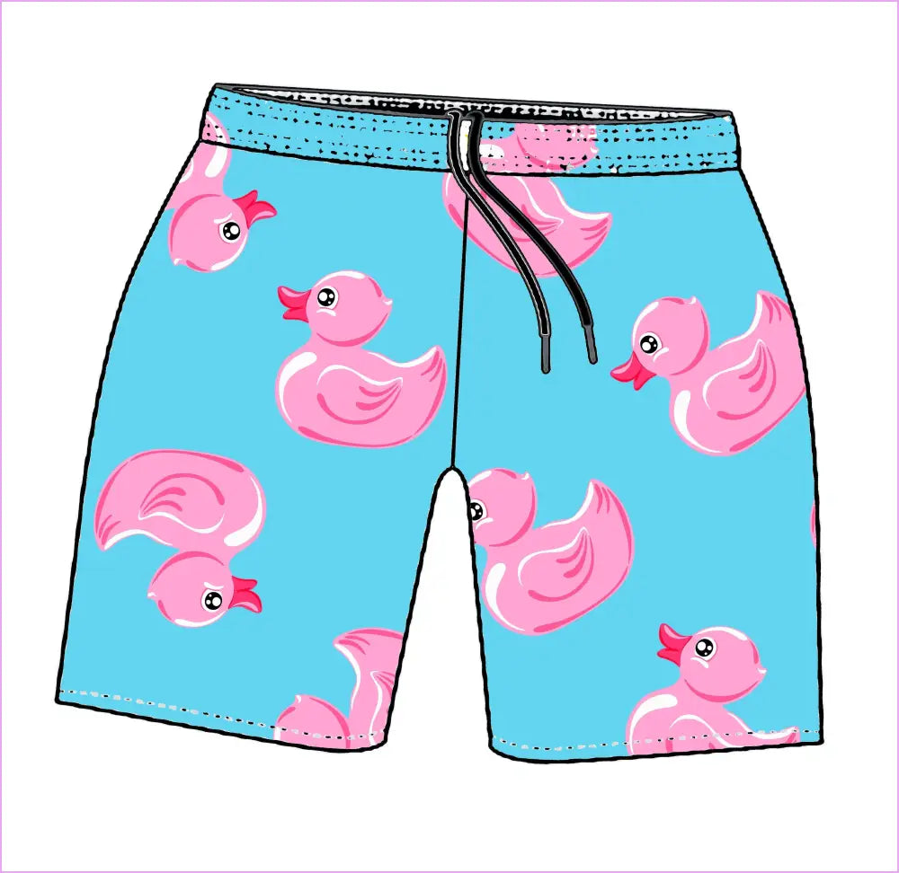 DUCKIES MENS TRAINING SHORTS - MENS SHORTS