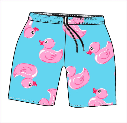 DUCKIES MENS TRAINING SHORTS - MENS SHORTS