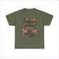 Embrace the Glorious Mess Unisex Heavy Cotton Tee - Inspirational Quote Shirt - Military Green / S - T-Shirt