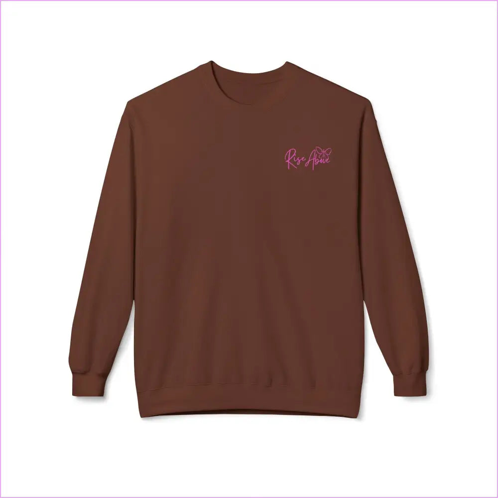 Empowerment Fleece Sweatshirt - You’re Worthy Beautiful Loved Enough - Cocoa / S - Sweatshirt