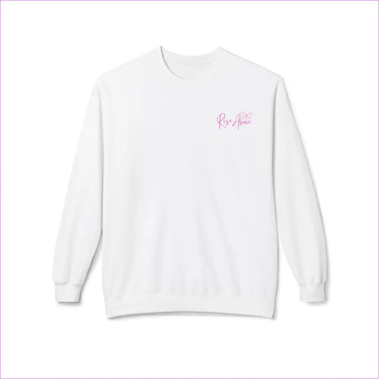 Empowerment Fleece Sweatshirt - You’re Worthy Beautiful Loved Enough - White / S - Sweatshirt