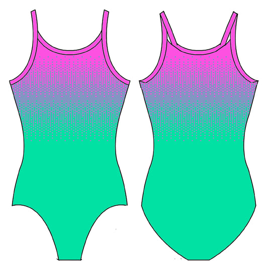 FADE GYMNASTICS LEOTARD