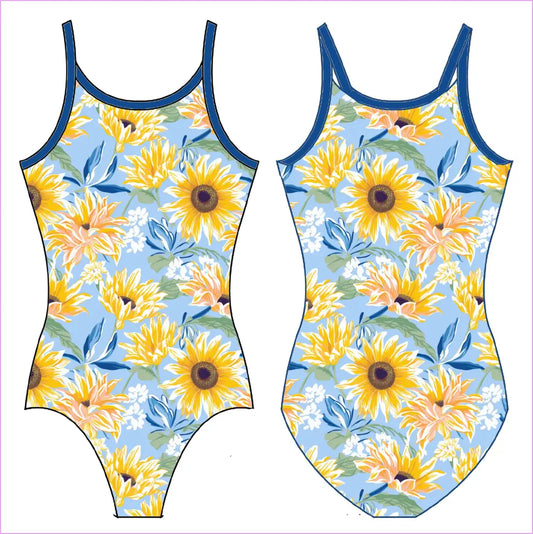 FALL FIELDS GYMNASTICS LEOTARD - GYMNASTICS LEOTARDS