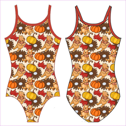 FALL POOHBEAR GYMNASTICS LEOTARD - GYMNASTICS LEOTARDS