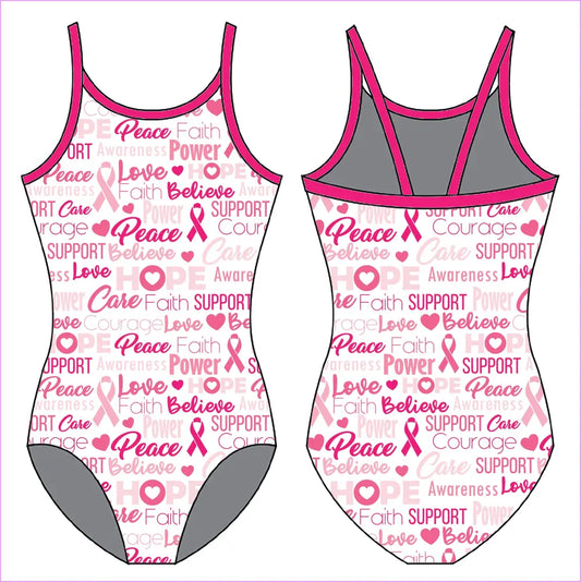 FIND A CURE GYMNASTICS LEOTARD - GYMNASTICS LEOTARDS
