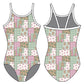 GINGERBREAD PATCHWORK GYMNASTICS LEOTARD