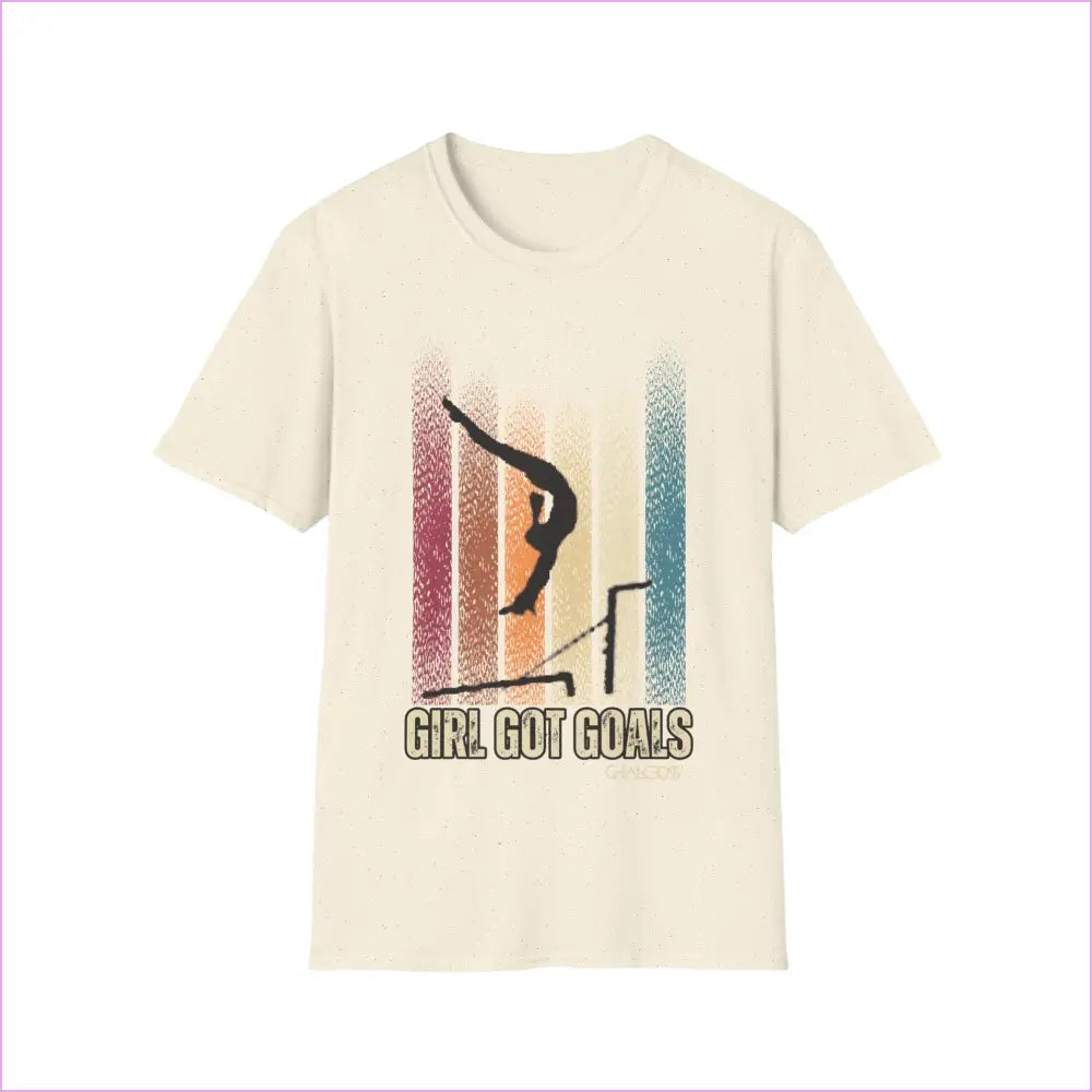 GIRL GOT GOALS Unisex Softstyle T-Shirt - Natural / S - T-Shirt