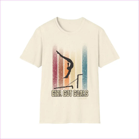GIRL GOT GOALS Unisex Softstyle T-Shirt - Natural / S - T-Shirt