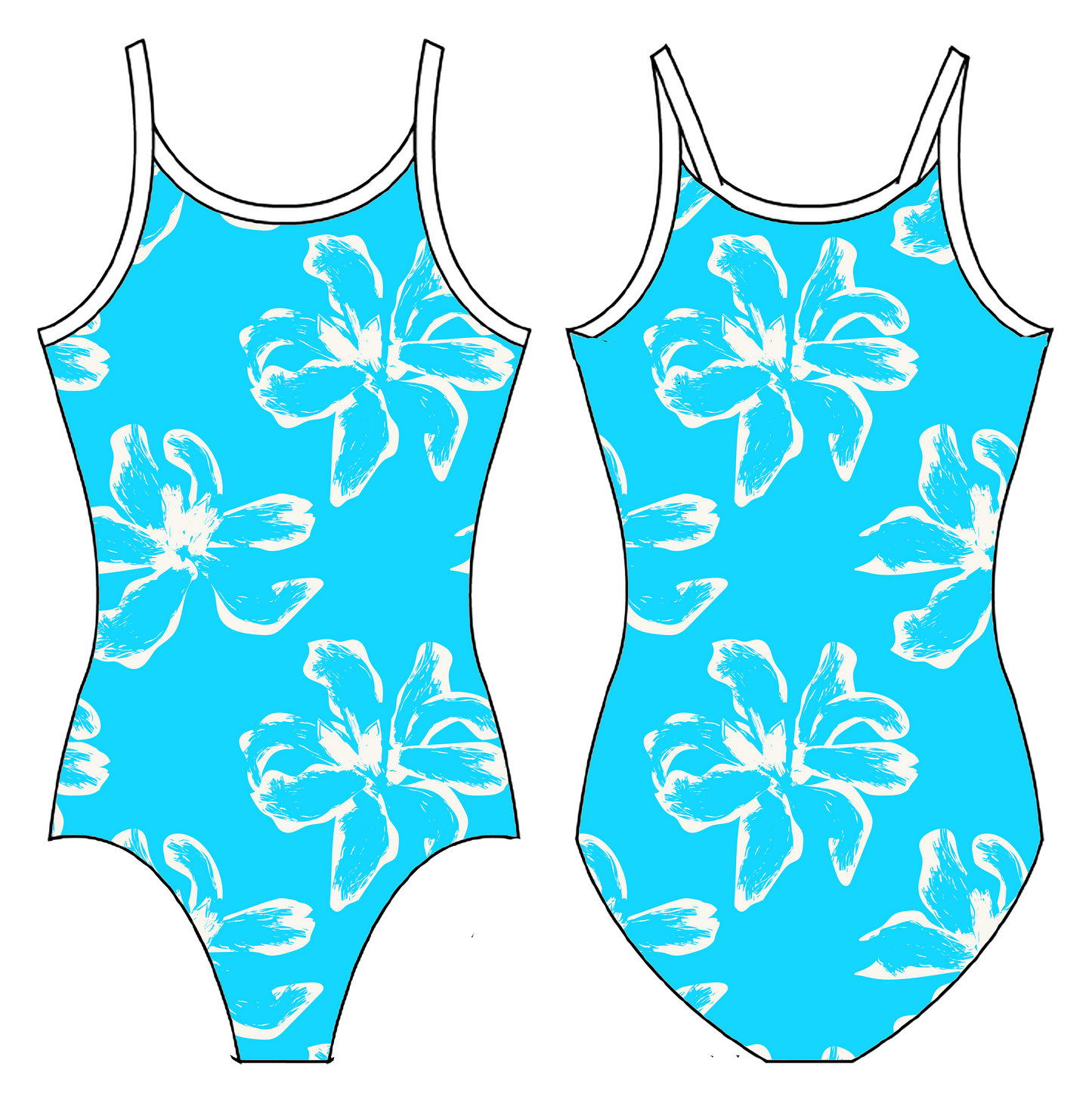 HIBISCUS GYMNASTICS LEOTARD