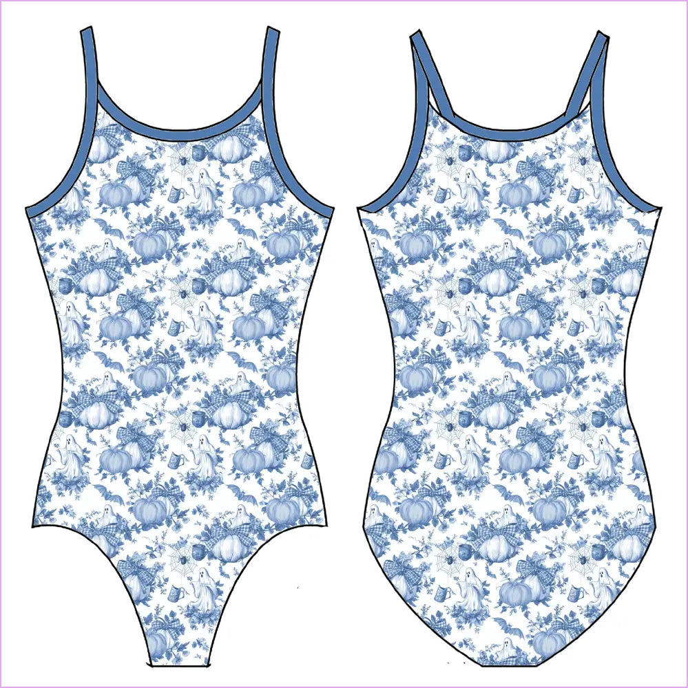 HALLOWEEN TOILE GYMNASTICS LEOTARD - GYMNASTICS LEOTARDS
