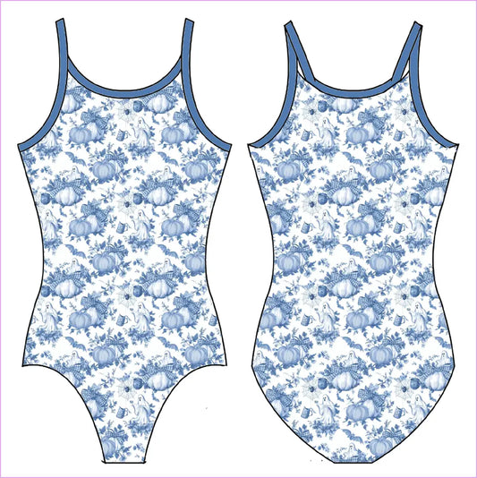 HALLOWEEN TOILE GYMNASTICS LEOTARD - GYMNASTICS LEOTARDS