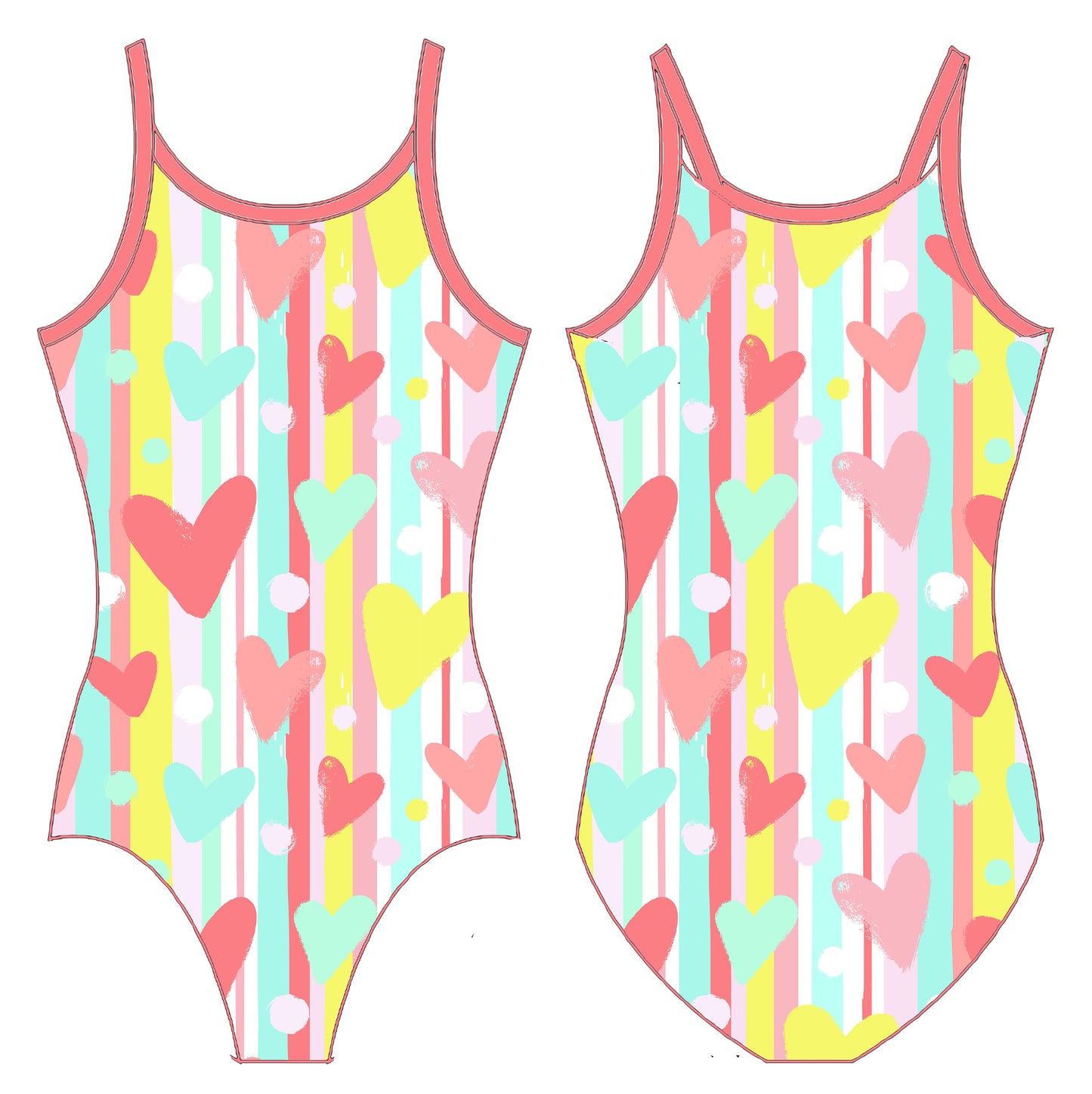 HAPPINESS GYMNASTICS LEOTARD