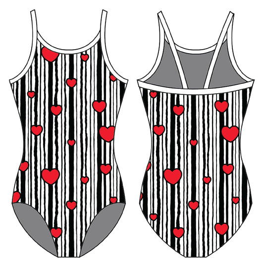 HEARTSTRINGS GYMNASTICS LEOTARD