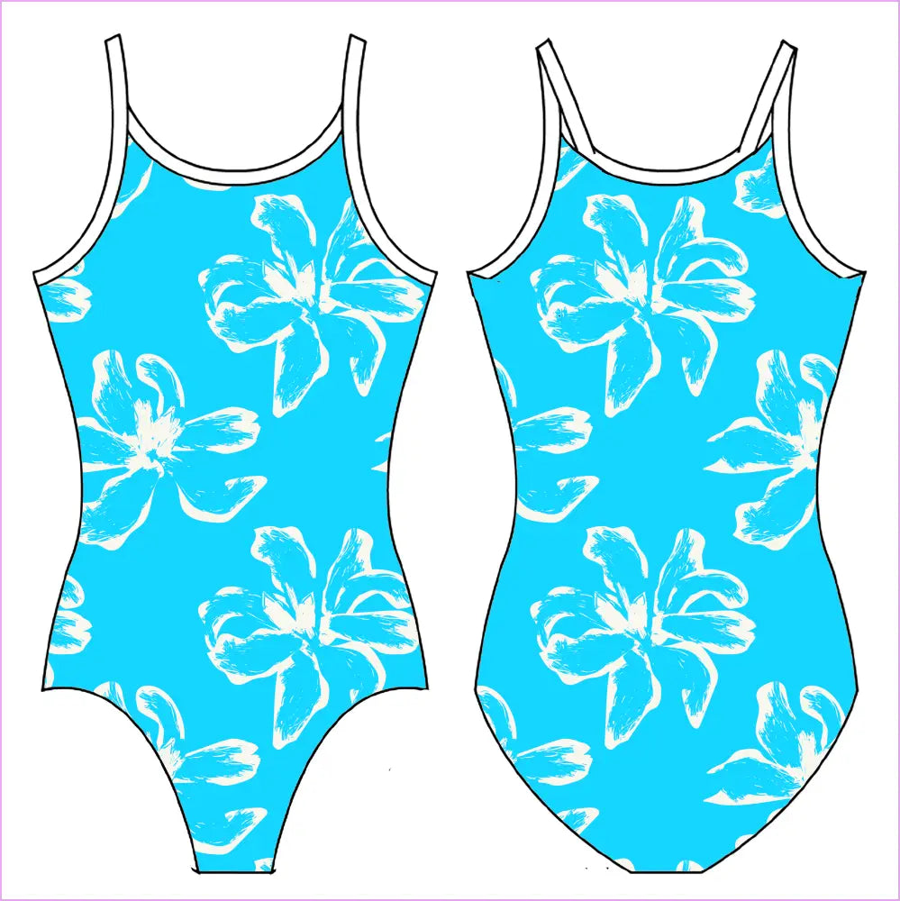 HIBISCUS GYMNASTICS LEOTARD - GYMNASTICS LEOTARDS