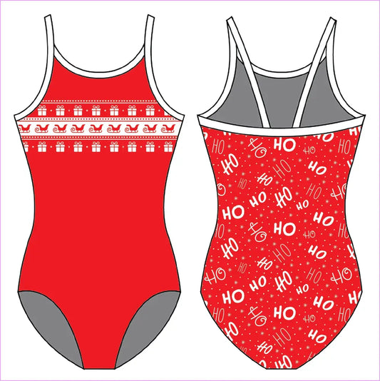 HOLIDAY CHEER GYMNASTICS LEOTARD - GYMNASTICS LEOTARDS