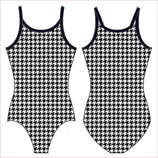HOUNDSTOOTH GYMNASTICS LEOTARD - GYMNASTICS LEOTARDS