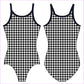 HOUNDSTOOTH GYMNASTICS LEOTARD - GYMNASTICS LEOTARDS