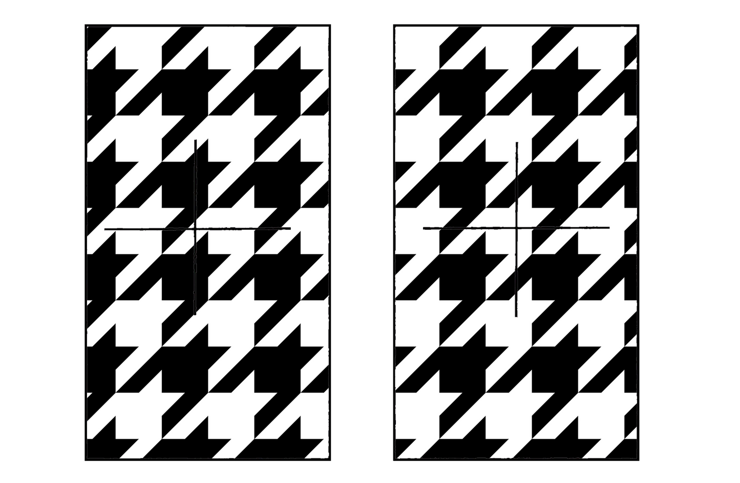 HOUNDSTOOTH BOSS BANDS