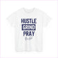 ’Hustle Grind Pray’ Unisex Heavy Cotton Tee - Motivational Graphic Shirt for Everyday Inspiration - T-Shirt