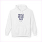 Hustle Grind Pray Unisex Hoodie - Softstyle Fleece for Motivation & Daily Inspiration - S / White - Hoodie