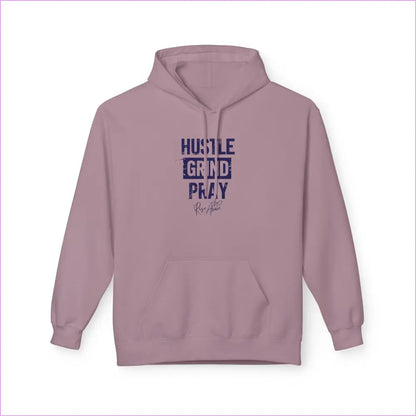 Hustle Grind Pray Unisex Hoodie - Softstyle Fleece for Motivation & Daily Inspiration - S / Paragon - Hoodie