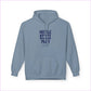 Hustle Grind Pray Unisex Hoodie - Softstyle Fleece for Motivation & Daily Inspiration - M / Stone Blue - Hoodie