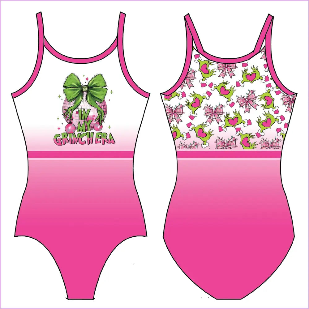 IN MY GRINCH ERA GYMNASTICS LEOTARD - GYMNASTICS LEOTARDS