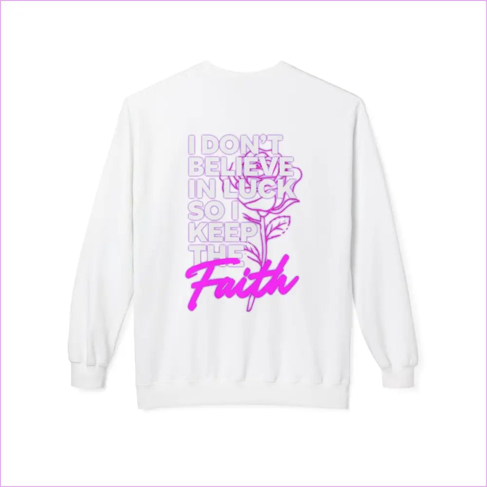 Inspirational Faith Crewneck Sweatshirt - Keep the Faith Design - Sweatshirt