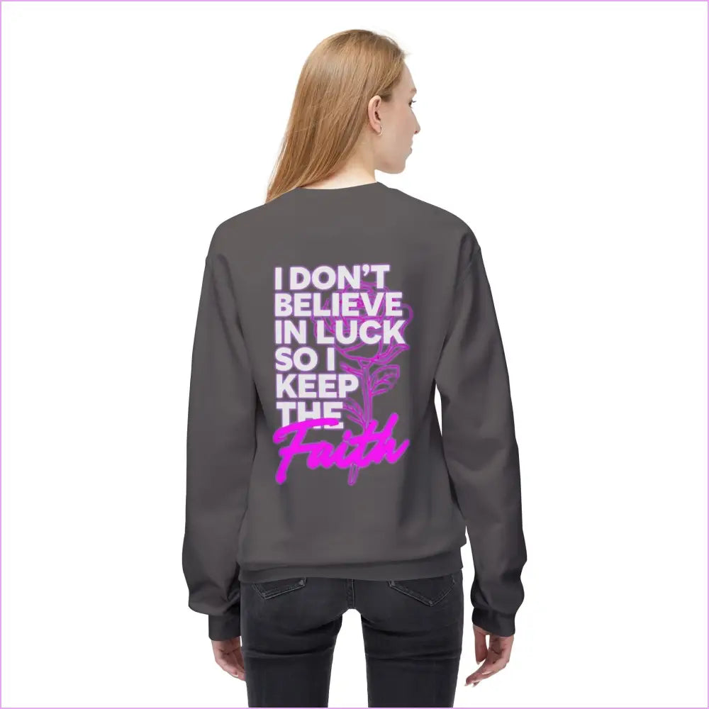 Inspirational Faith Crewneck Sweatshirt - Keep the Faith Design - Sweatshirt