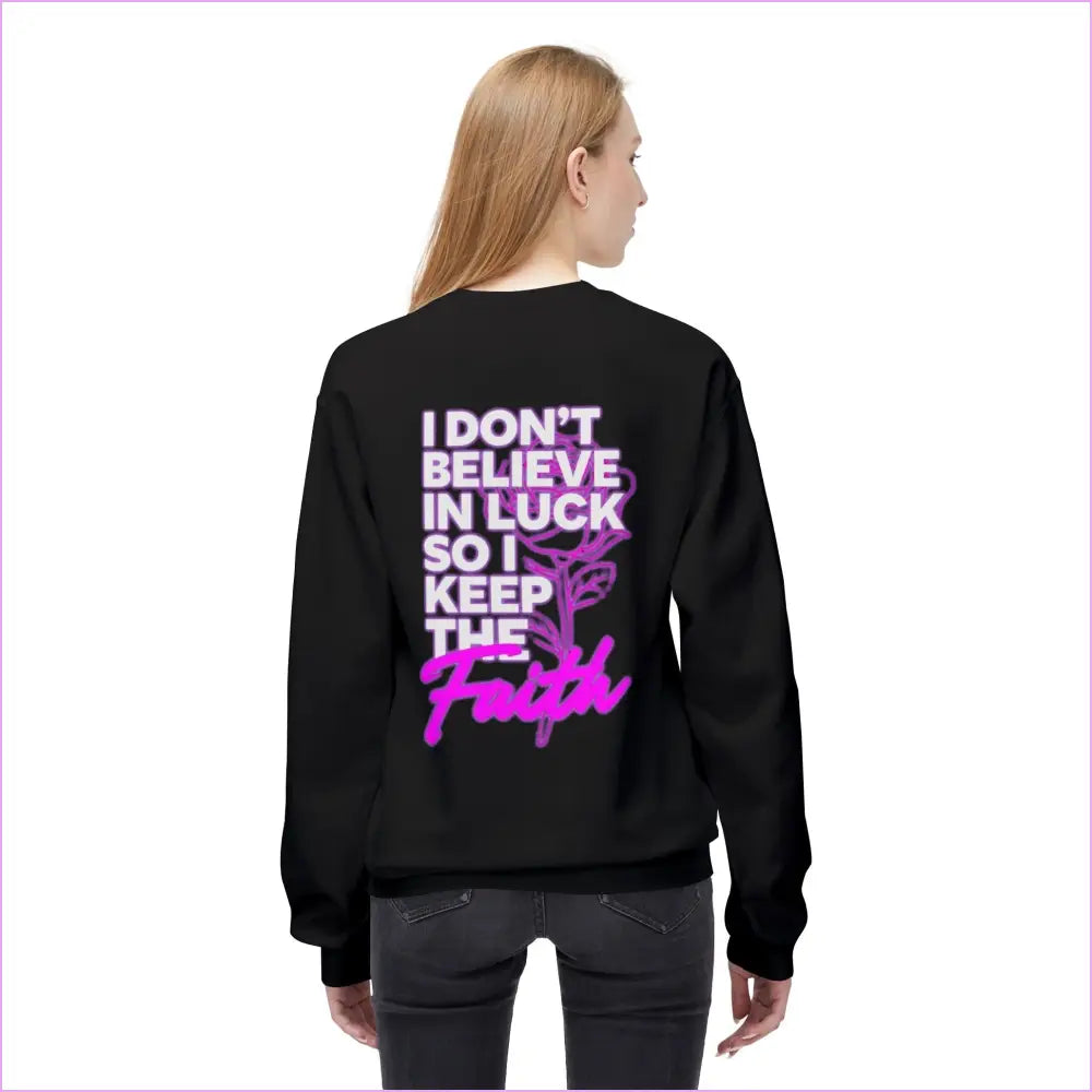 Inspirational Faith Crewneck Sweatshirt - Keep the Faith Design - Sweatshirt