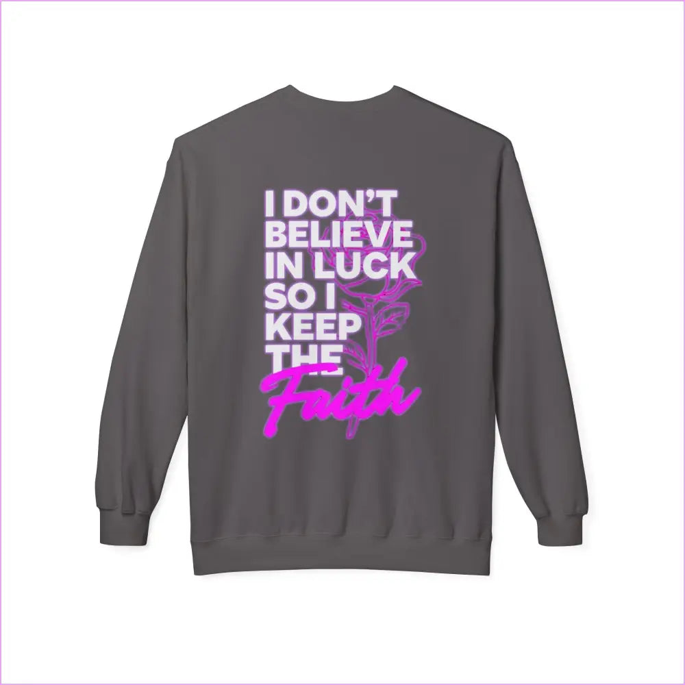 Inspirational Faith Crewneck Sweatshirt - Keep the Faith Design - Sweatshirt