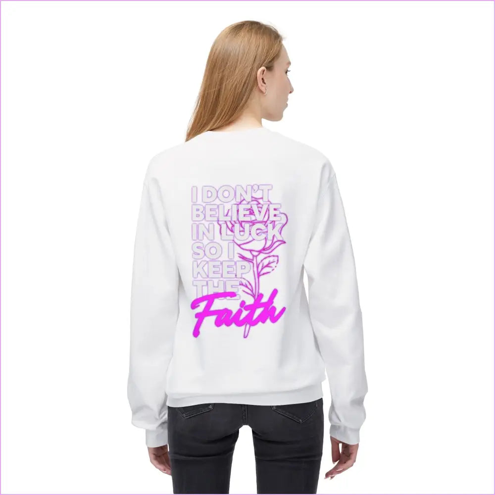 Inspirational Faith Crewneck Sweatshirt - Keep the Faith Design - Sweatshirt