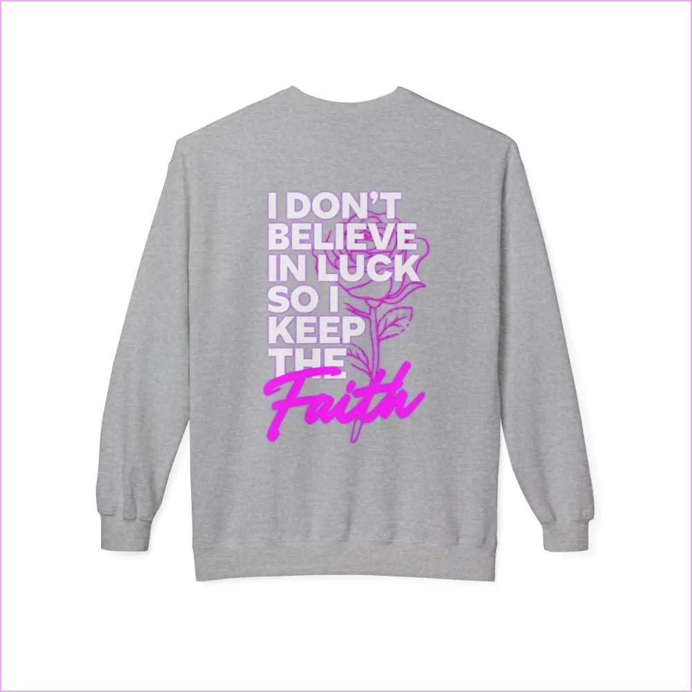 Inspirational Faith Crewneck Sweatshirt - Keep the Faith Design - Sweatshirt