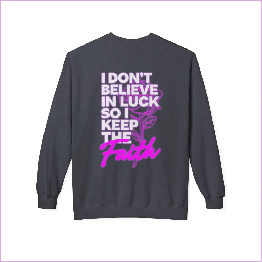 Inspirational Faith Crewneck Sweatshirt - Keep the Faith Design - Sweatshirt