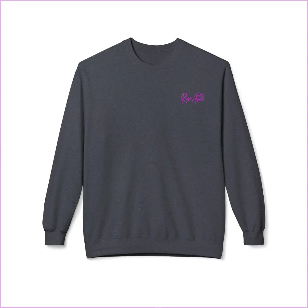 Inspirational Faith Crewneck Sweatshirt - Keep the Faith Design - Dark Heather / L - Sweatshirt