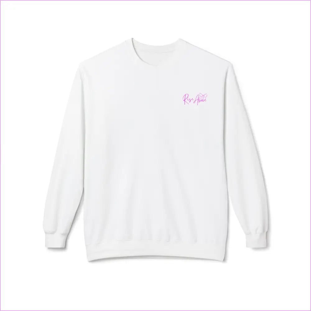 Inspirational Faith Crewneck Sweatshirt - Keep the Faith Design - White / S - Sweatshirt