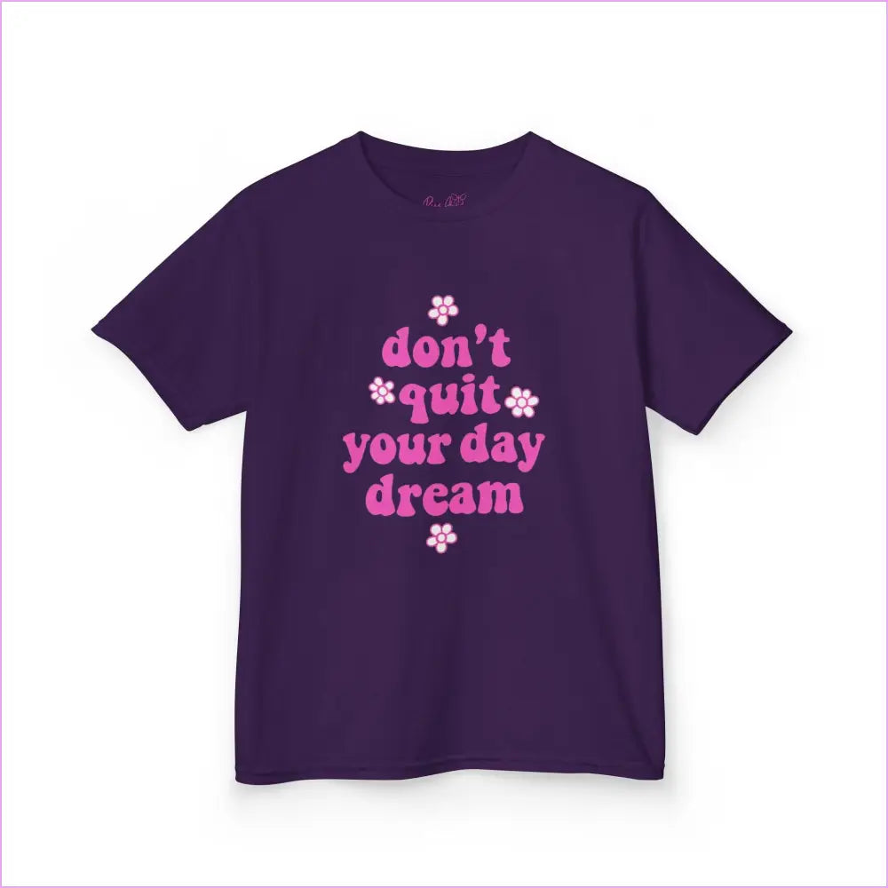 Inspirational Kids Tee - ’Don’t Quit Your Day Dream’ - Motivational Cotton Shirt for Young Dreamers - Kids clothes