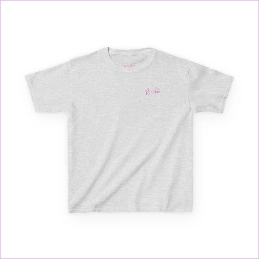 Inspirational Kids Tee - ’Worthy Beautiful Loved Enough’ | Heavy Cotton™ - Ash / XS - Kids clothes