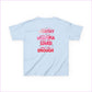 Inspirational Kids Tee - ’Worthy Beautiful Loved Enough’ | Heavy Cotton™ - Kids clothes