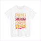Inspirational Unisex Cotton Tee - ’Forget the Mistake Remember the Lesson’ - T-Shirt
