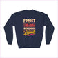 Inspirational Youth Crewneck Sweatshirt - ’Forget the Mistake Remember the Lesson’ - Navy / XS - Kids clothes