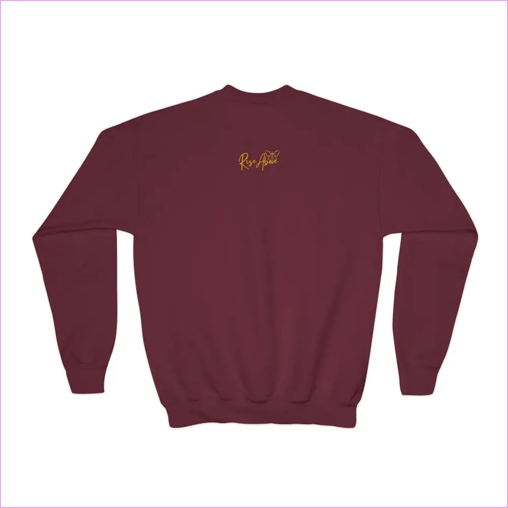 Inspirational Youth Crewneck Sweatshirt - ’Forget the Mistake Remember the Lesson’ - Kids clothes